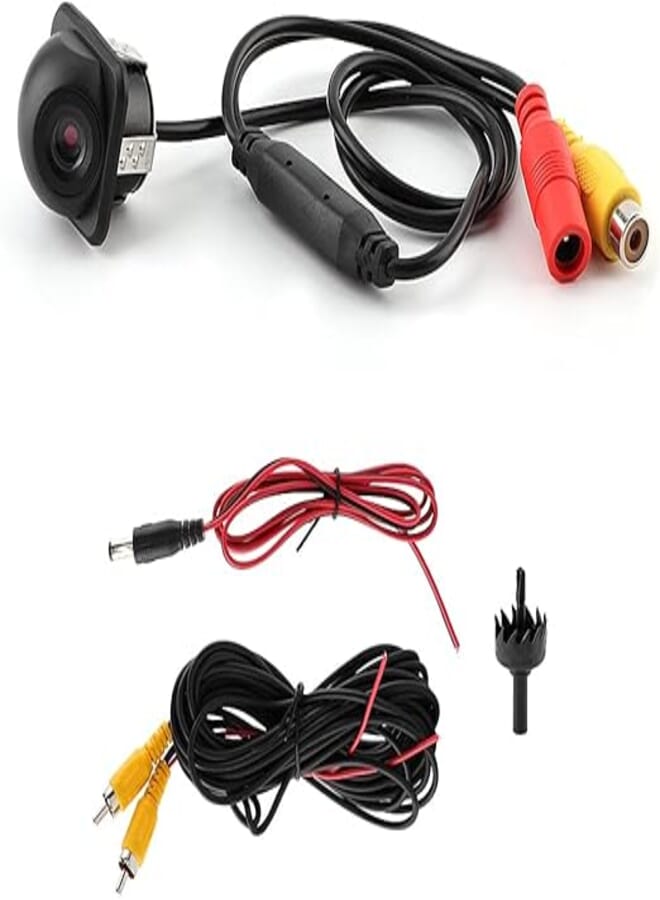 LJCM Car Backup Camera, Car Rear View Camera, Reverse Backup Camera Rear View Backup Camera for Universal Cars, SUV, Trucks, RV (Black)